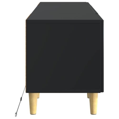 LED TV kabinet ARNHEM 153 x 35 x 43 cm Crna Konstruirano drvo - Crna Cijena