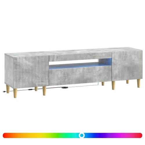 LED TV kabinet ARNHEM 153 x 35 x 43 cm Betonska siva - Betonska siva Cijena
