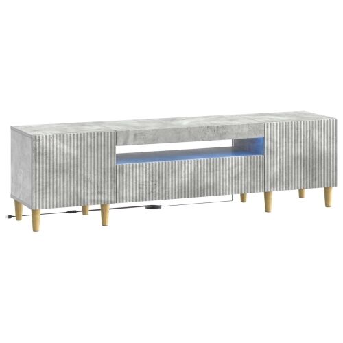 LED TV kabinet ARNHEM 153 x 35 x 43 cm Betonska siva - Betonska siva Cijena