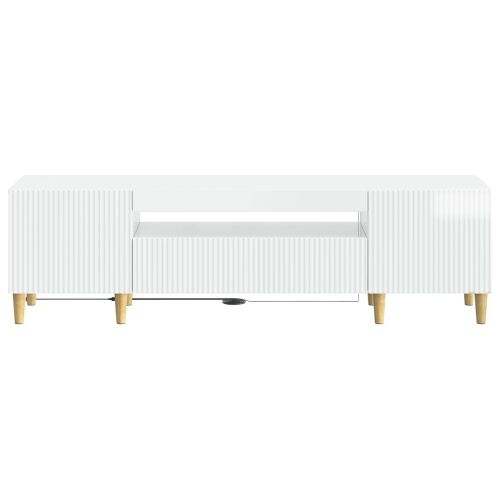 LED TV kabinet ARNHEM 153 x 35 x 43 cm Bijela visokog sjaja - Bijela visokog sjaja Cijena