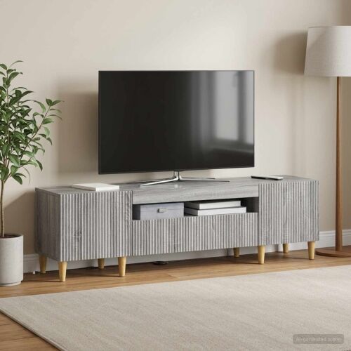 LED TV kabinet ARNHEM 153 x 35 x 43 cm Siva Sonoma - Siva Sonoma Cijena
