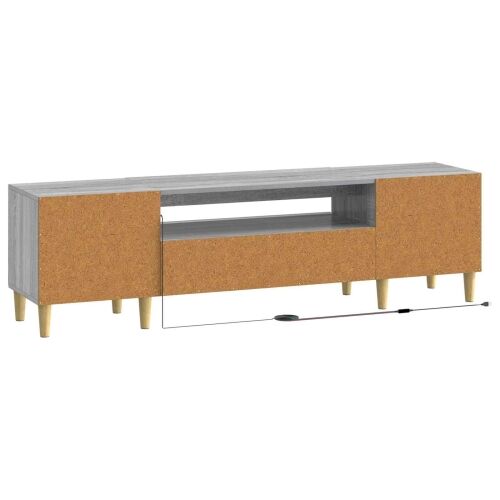 LED TV kabinet ARNHEM 153 x 35 x 43 cm Siva Sonoma - Siva Sonoma Cijena