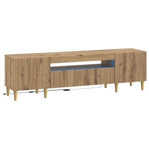 LED TV kabinet ARNHEM 153 x 35 x 43 cm Hrast artisan - Hrast artisan Cijena