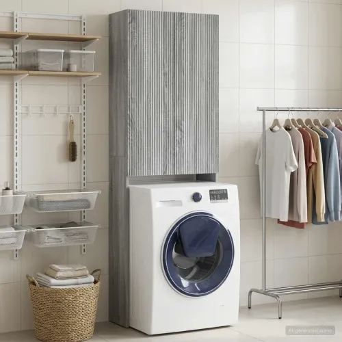 Kabinetska WC ARNHEM Siva Sonoma 66 x 25,5 x 190 cm - Siva Sonoma Cijena