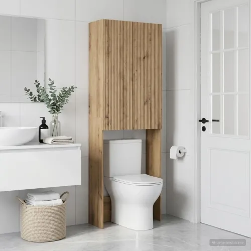 Kabinetska WC ARNHEM Hrast artisan 66 x 25,5 x 190 cm - Hrast artisan Cijena