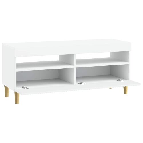 LED TV kabinet ARNHEM 100 x 35 x 43 cm Bijela Konstruirano drvo - Bijela Cijena