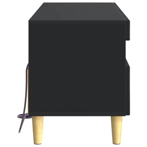 LED TV kabinet ARNHEM 100 x 35 x 43 cm Crna Konstruirano drvo - Crna Cijena