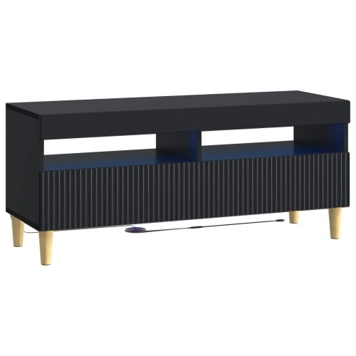 LED TV kabinet ARNHEM 100 x 35 x 43 cm Crna Konstruirano drvo - Crna Cijena