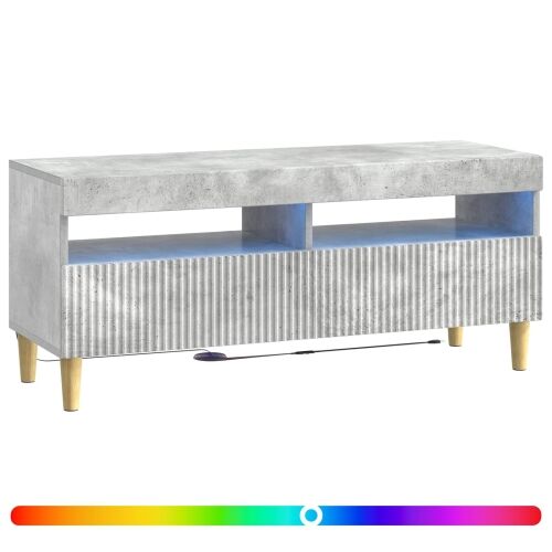 LED TV kabinet ARNHEM 100 x 35 x 43 cm Betonska siva - Betonska siva Cijena