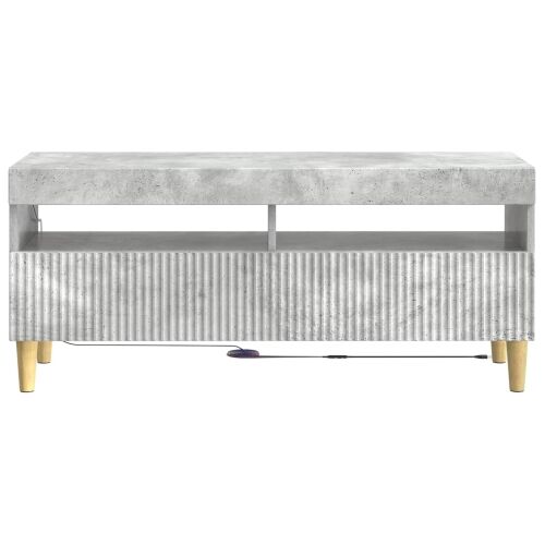 LED TV kabinet ARNHEM 100 x 35 x 43 cm Betonska siva - Betonska siva Cijena