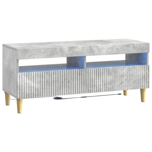LED TV kabinet ARNHEM 100 x 35 x 43 cm Betonska siva - Betonska siva Cijena