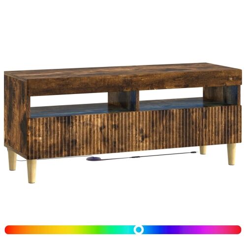 LED TV kabinet ARNHEM 100 x 35 x 43 cm Dimljeni hrast - Dimljeni hrast Cijena