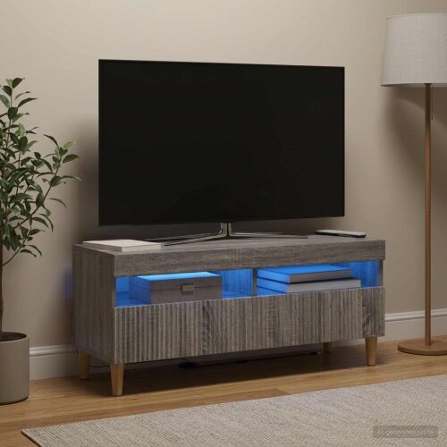 LED TV kabinet ARNHEM 100 x 35 x 43 cm Siva Sonoma - Siva Sonoma Cijena