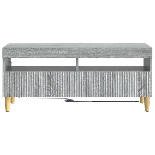 LED TV kabinet ARNHEM 100 x 35 x 43 cm Siva Sonoma - Siva Sonoma Cijena