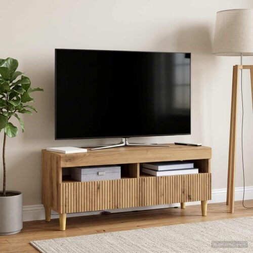 LED TV kabinet ARNHEM 100 x 35 x 43 cm Hrast artisan - Hrast artisan Cijena