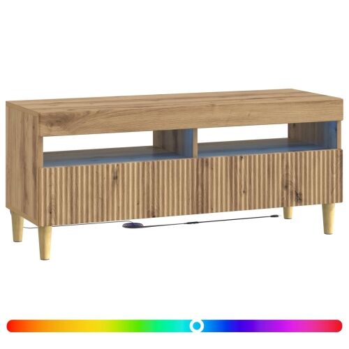 LED TV kabinet ARNHEM 100 x 35 x 43 cm Hrast artisan - Hrast artisan Cijena
