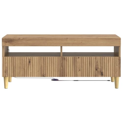 LED TV kabinet ARNHEM 100 x 35 x 43 cm Hrast artisan - Hrast artisan Cijena