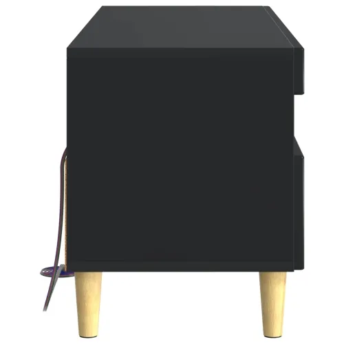 LED TV kabinet ARNHEM 81 x 35 x 43 cm Crna Konstruirano drvo - Crna Cijena