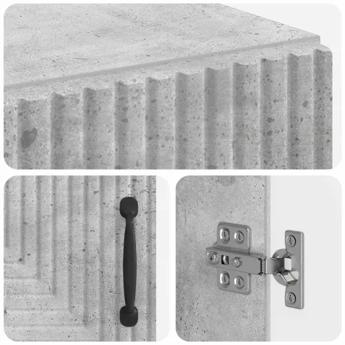 Ormarić za kupaonicu HAARLEM Betonska siva 59,5 x 31 x 80 cm - Betonska siva Cijena
