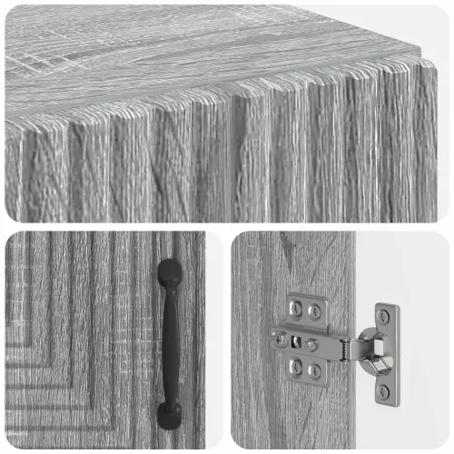 Ormarić za kupaonicu HAARLEM Siva Sonoma 59,5 x 31 x 80 cm - Siva Sonoma Cijena