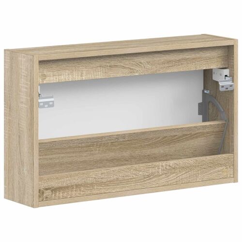 Ormar za cipele na zidu HAARLEM 71 x 17 x 43 cm Hrast sonoma - Hrast sonoma Cijena