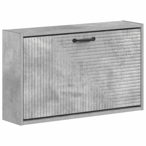 Ormar za cipele na zidu HAARLEM 71 x 17 x 43 cm Betonska siva - Betonska siva Cijena