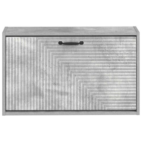 Ormar za cipele na zidu HAARLEM 71 x 17 x 43 cm Betonska siva - Betonska siva Cijena