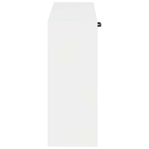Ormar za cipele na zidu HAARLEM 71 x 17 x 43 cm - Bijela visokog sjaja Cijena