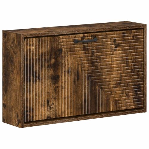 Ormar za cipele na zidu HAARLEM 71 x 17 x 43 cm Dimljeni hrast - Dimljeni hrast Cijena