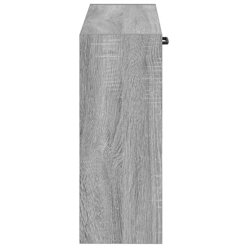 Ormar za cipele na zidu HAARLEM 71 x 17 x 43 cm Siva Sonoma - Siva Sonoma Cijena