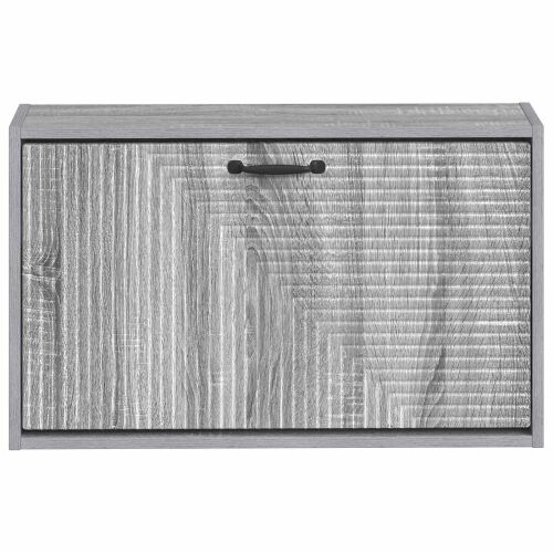 Ormar za cipele na zidu HAARLEM 71 x 17 x 43 cm Siva Sonoma - Siva Sonoma Cijena