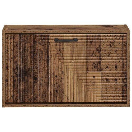 Ormar za cipele na zidu HAARLEM 71 x 17 x 43 cm Staro drvo - Staro drvo Cijena