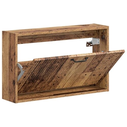 Ormar za cipele na zidu HAARLEM 71 x 17 x 43 cm Staro drvo - Staro drvo Cijena