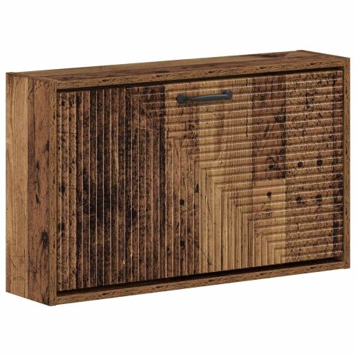 Ormar za cipele na zidu HAARLEM 71 x 17 x 43 cm Staro drvo - Staro drvo Cijena