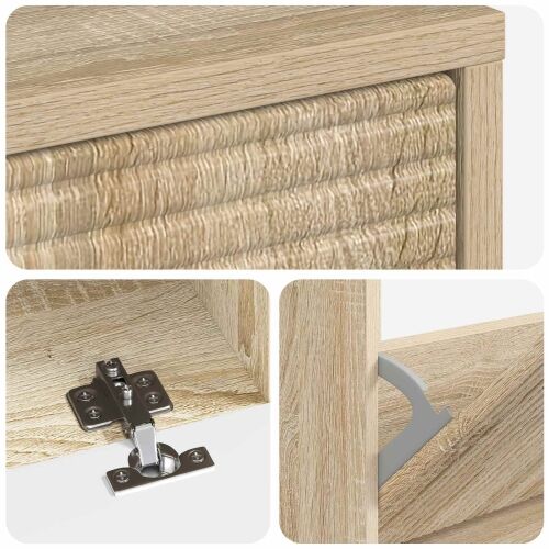 Ormar za cipele HAARLEM 78 x 24 x 103 cm Konstruirano drvo - Hrast sonoma Cijena
