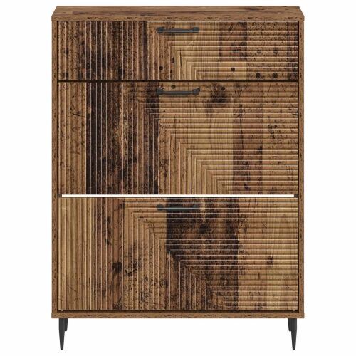 Ormar za cipele HAARLEM 78 x 24 x 103 cm Konstruirano drvo - Staro drvo Cijena