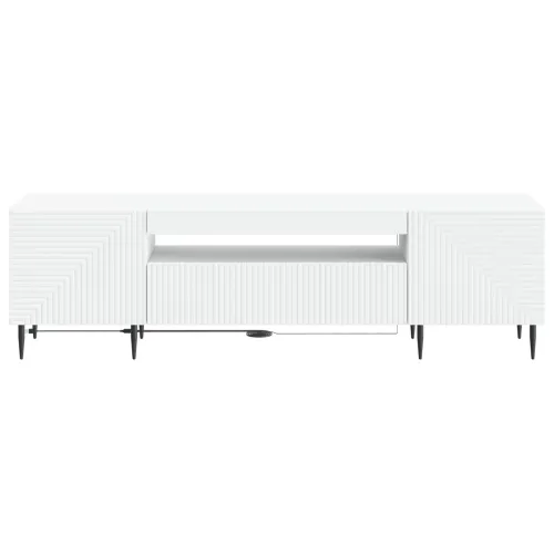 LED TV kabinet HAARLEM 153 x 35 x 43 cm Bijela - Bijela Cijena