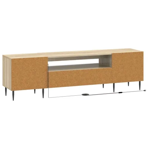 LED TV kabinet HAARLEM 153 x 35 x 43 cm Hrast sonoma - Hrast sonoma Cijena
