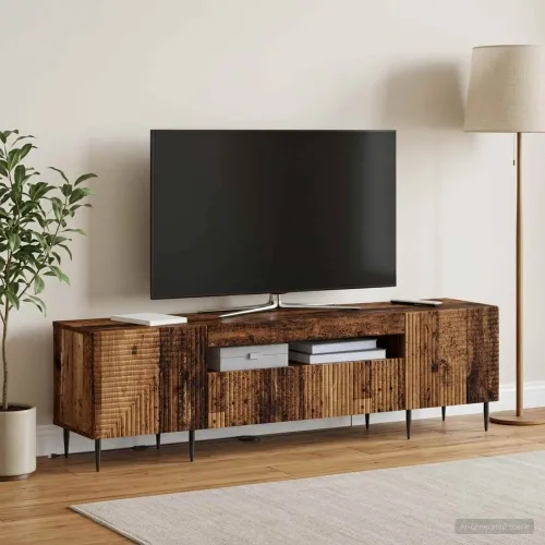 LED TV kabinet HAARLEM 153 x 35 x 43 cm Staro drvo - Staro drvo Cijena
