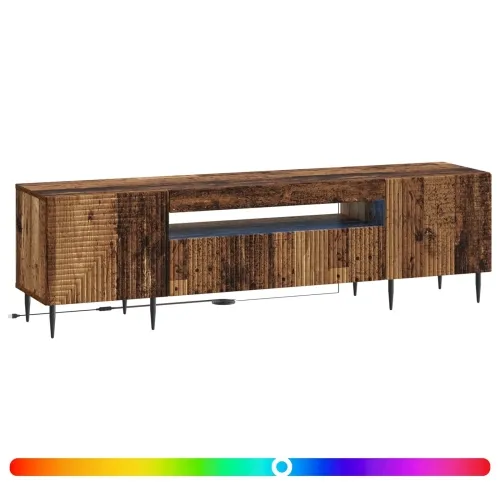 LED TV kabinet HAARLEM 153 x 35 x 43 cm Staro drvo - Staro drvo Cijena
