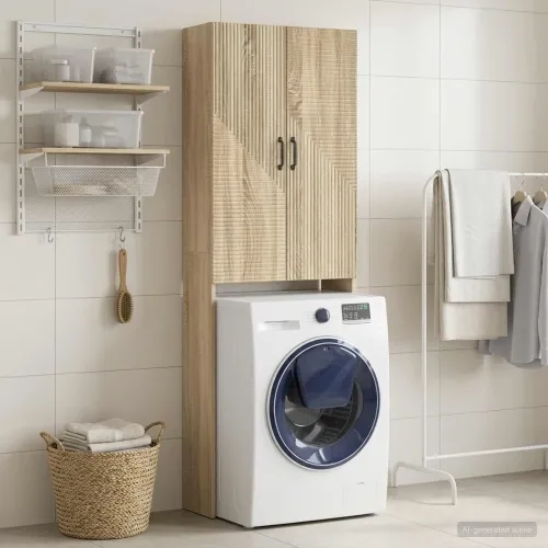 Kabinetska WC HAARLEM Hrast sonoma 66 x 25,5 x 190 cm - Hrast sonoma Cijena