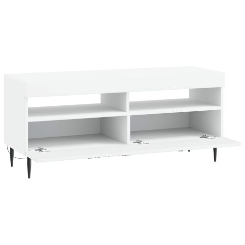 LED TV kabinet HAARLEM 100 x 35 x 43 cm Bijela - Bijela Cijena