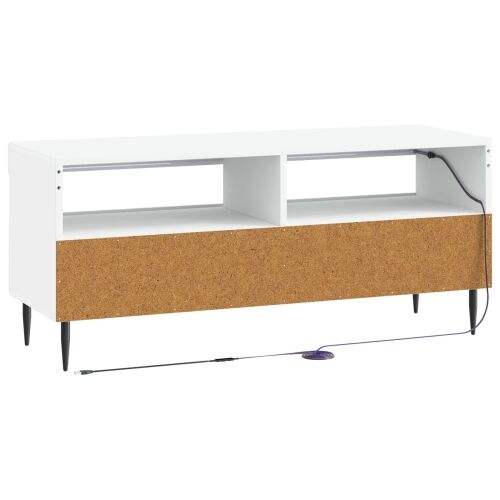 LED TV kabinet HAARLEM 100 x 35 x 43 cm Bijela - Bijela Cijena
