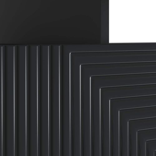 LED TV kabinet HAARLEM 100 x 35 x 43 cm Crna Konstruirano drvo - Crna Cijena