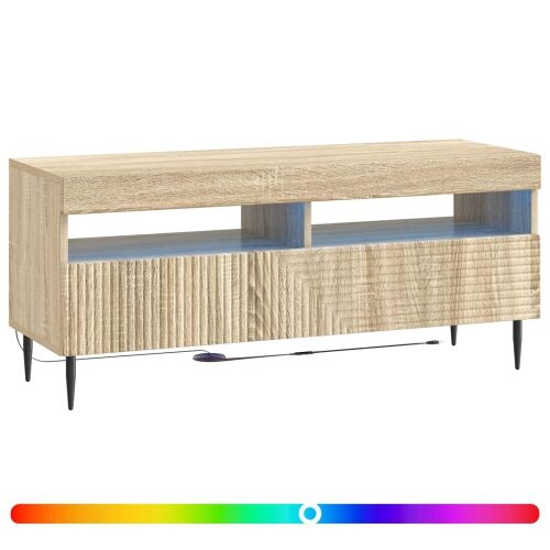 LED TV kabinet HAARLEM 100 x 35 x 43 cm Hrast sonoma - Hrast sonoma Cijena