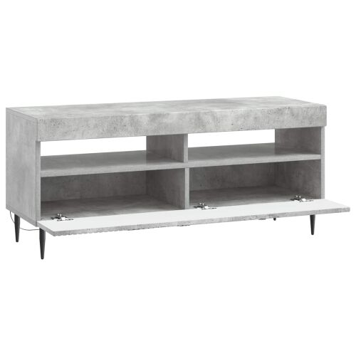 LED TV kabinet HAARLEM 100 x 35 x 43 cm Betonska siva - Betonska siva Cijena