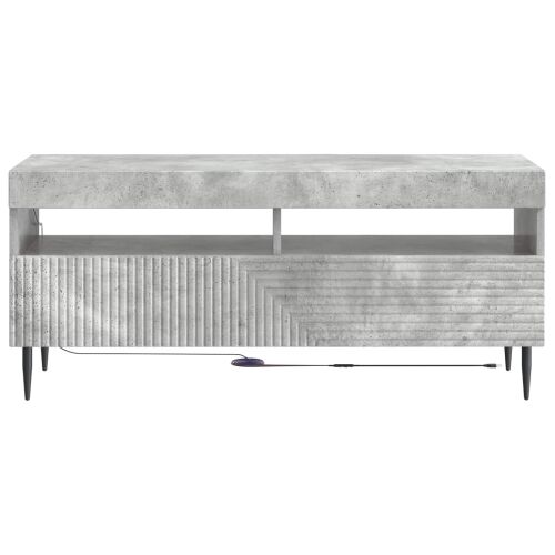 LED TV kabinet HAARLEM 100 x 35 x 43 cm Betonska siva - Betonska siva Cijena