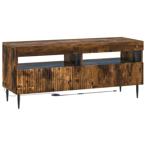 LED TV kabinet HAARLEM 100 x 35 x 43 cm Dimljeni hrast - Dimljeni hrast Cijena