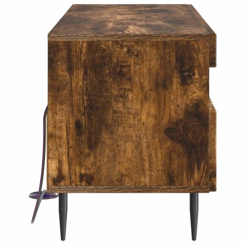 LED TV kabinet HAARLEM 100 x 35 x 43 cm Dimljeni hrast - Dimljeni hrast Cijena