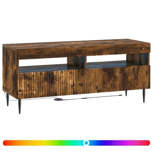 LED TV kabinet HAARLEM 100 x 35 x 43 cm Dimljeni hrast - Dimljeni hrast Cijena
